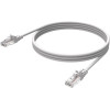 Vision 5 Meter CAT6 Ethernet PVC Cable 24AWG Copper Conductor RJ45 Booted Connector, UTP, White - TC5MCAT6
