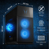 Medion Erazer Hunter X30 Intel Core Ultra 7 265F 32GB RAM 2TB SSD NVIDIA RTX 5070Ti Graphics Windows 11 Home High-End Tower Gaming PC