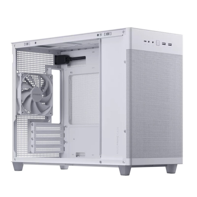 ASUS Prime AP201 MicroATX Anti-Dust Filter White PC Gaming Case