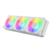 GAMDIAS AURA GL360 V2 White 360mm RGB All-in-One Liquid Cooler