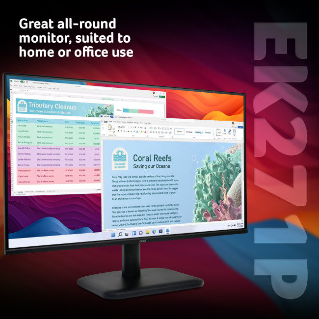 Acer EK271P6bi 27" IPS Full HD 144Hz 1ms Freesync Monitor with Speakers