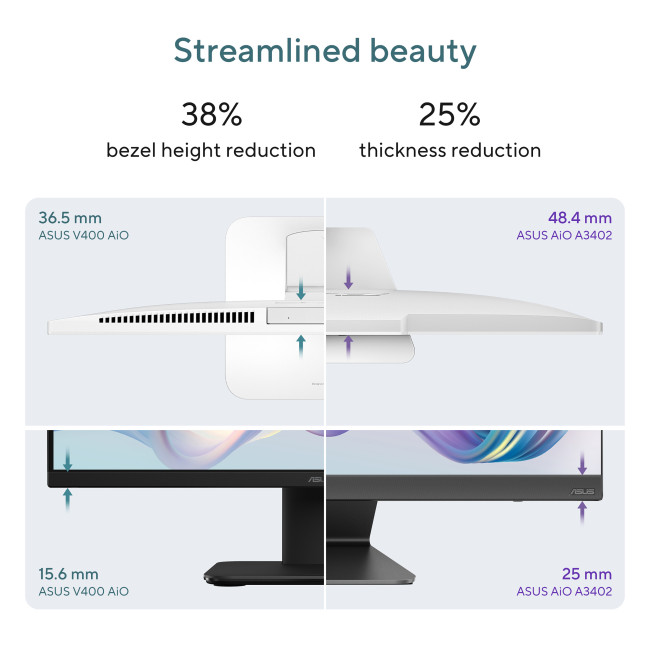ASUS V400 AiO V470VAK-WPE034W Intel Core i5-13420H 8GB RAM 512GB SSD 27" Full HD Windows 11 Home All-In-One PC