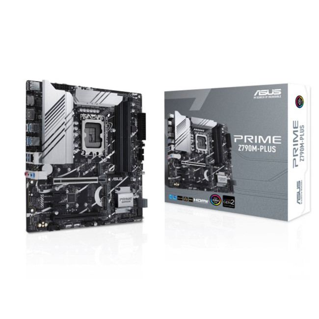 ASUS Prime Plus Intel Z790 LGA 1700 micro ATX Motherboard - 90MB1E70-M1EAY0