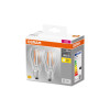 Osram Base Classic A60 7 Watt E27 Warm White Clear LED Bulb - Twin Pack