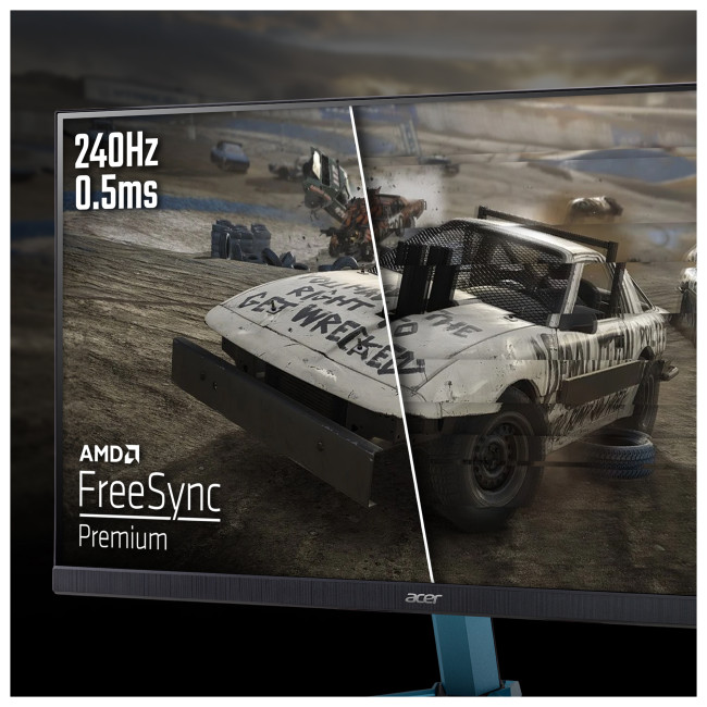 Acer Nitro VG272UW2 27" IPS Quad HD 240Hz 0.5ms FreeSync Premium Gaming Monitor with Speakers