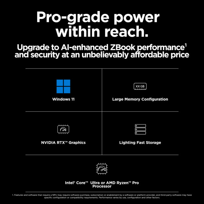 HP ZBook Power G11 A AMD Ryzen 7 8845HS 32GB RAM 1TB SSD NVIDIA RTX 2000 Ada 16" WQXGA IPS Windows 11 Pro Gaming Laptop