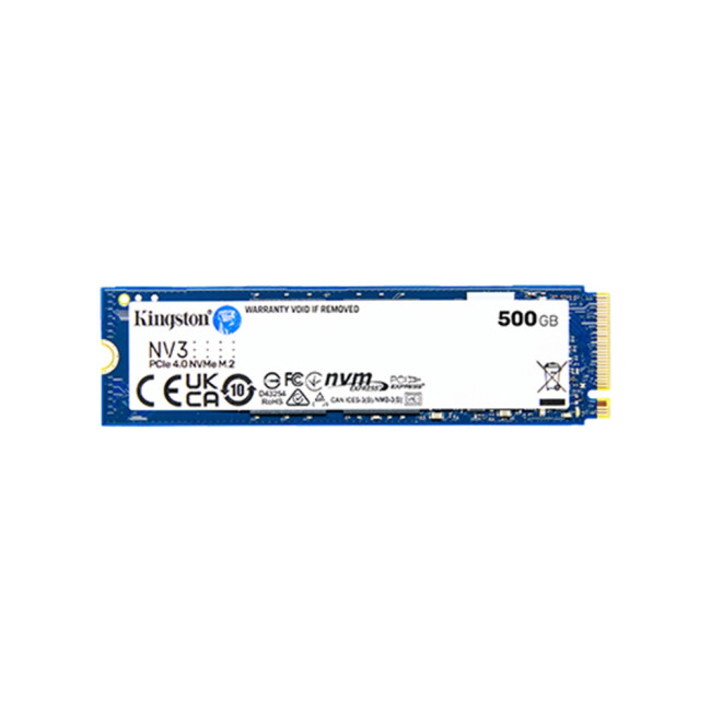 Kingston NV3 500GB M.2 NVMe PCIe 4.0 SSD/Solid State Drive