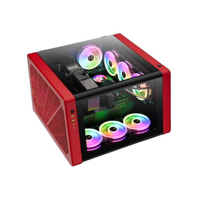 Gamdias NESO P1 BR Tempered Glass Full Tower Gaming PC Case - Black