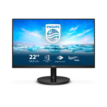 Refurbished Philips V Line 222V8LA/00 21.5" Full HD DisplayPory HDMI LED Monitor
