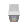 Corsair 3000D Airflow RGB Mid Tower TG ATX Gaming Case - White
