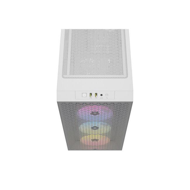 Corsair 3000D Airflow RGB Mid Tower TG ATX Gaming Case - White