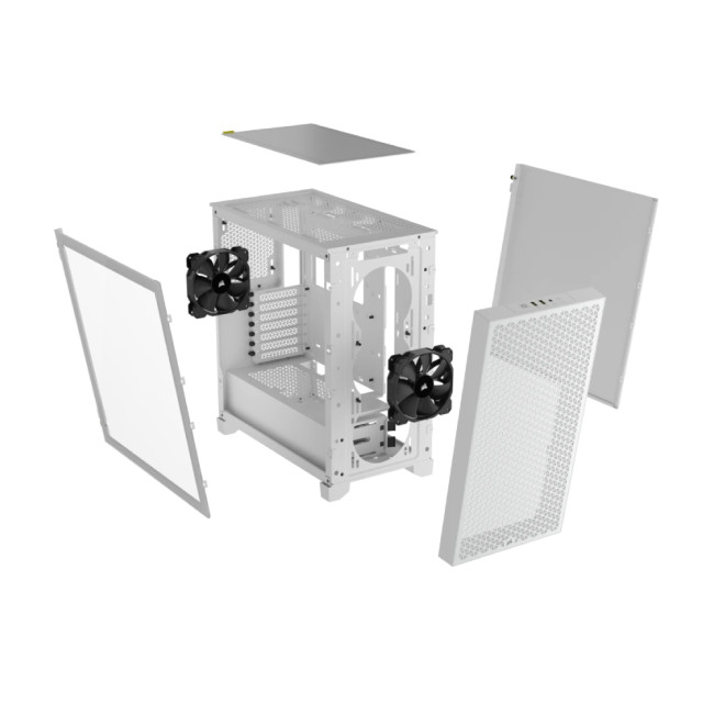 Corsair 3000D Airflow Mid Tower TG ATX Gaming Case - White
