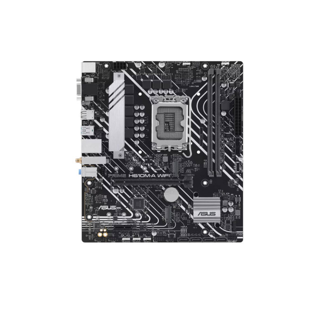ASUS PRIME H610M-A WIFI Intel H610 LGA 1700 micro ATX Motherboard Aura Sync - 90MB1G00-M0EAY0