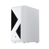 1st Player F3-A-WH Tempered Glass Mid Tower PC Case - White
