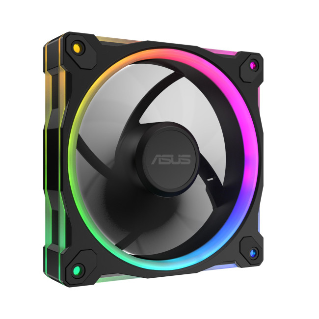 ASUS Prime MR120 ARGB 120mm Reverse PC Fan - Black