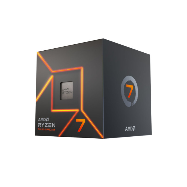 AMD Ryzen 7 7700 8-Core/16-Thread 5nm ZEN 4 Processor with Wraith Prism Cooler