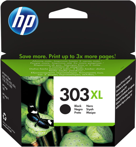 HP 303XL High Yield Black Original ink cartridge 1 pc(s) High (XL) Yield 12ml 