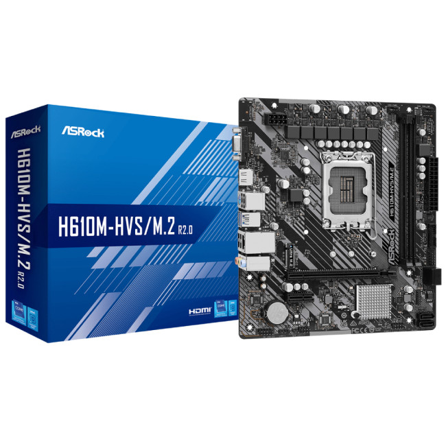 ASRock Intel H610M-HVS/M.2 R2.0 Micro-ATX Motherboard