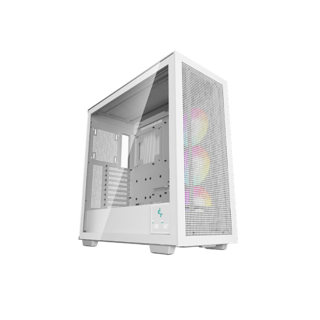 DeepCool Morpheus WH Full Tower Tempered Glass Gaming PC Case - White