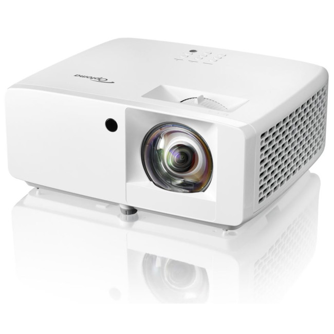Optoma GT2000HDR Short Throw 1080p 3500 ANSI Lumens DLP Home Entertainment Laser Projector White