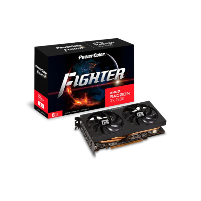 PowerColor AMD Radeon RX 7600 Fighter 8GB Graphics Card
