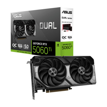 ASUS GeForce RTX 5060 Ti Dual 16GB OC Gaming Graphics Card