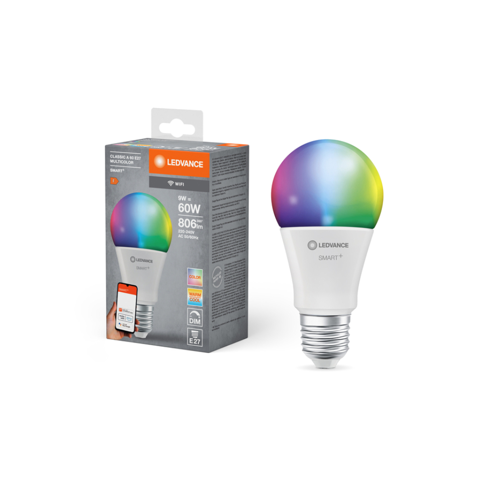 Ledvance Rgbw Smart Wifi A60 9 Watt E27 Filament Bulb
