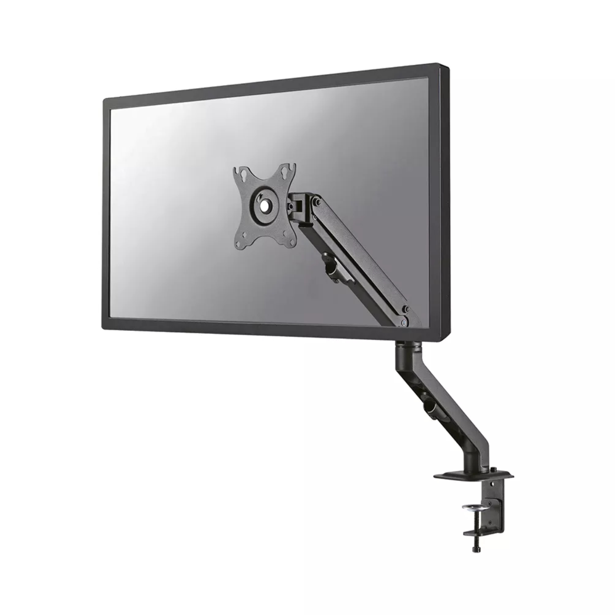 Neomounts FPMA-D650BLACK 17-27" Coil Spring Full Motion Desk Mount Single Monitor Arm - Black