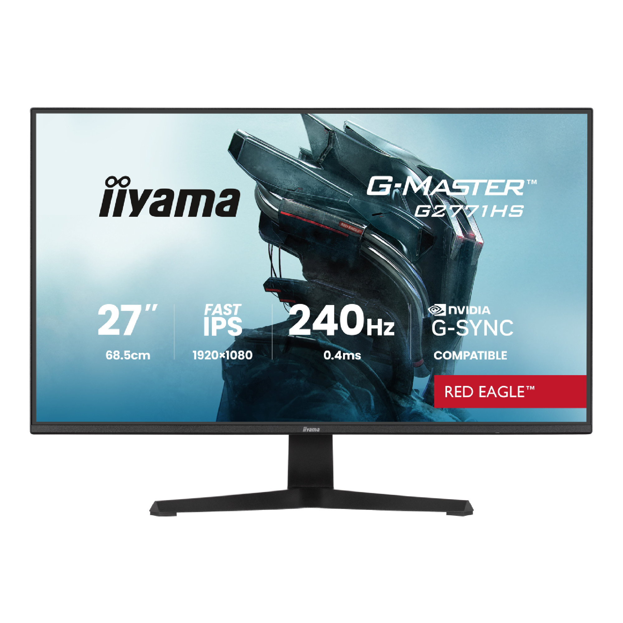 iiyama G-Master G2771HS 27" Fast IPS Full HD 240Hz 0.4ms G-Sync Gaming Monitor with Speakers
