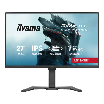 iiyama G-Master GB2771UHSU 27" IPS Dual Refresh UHD 4K 144Hz / Full HD 288Hz 0.8ms Height Adjustable Gaming Monitor