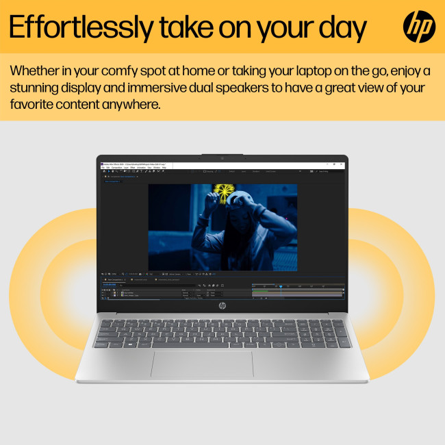 HP 15-fc0045na AMD Ryzen 3 7320U 8GB RAM 256GB SSD 15.6" Full HD Windows 11 Home Laptop