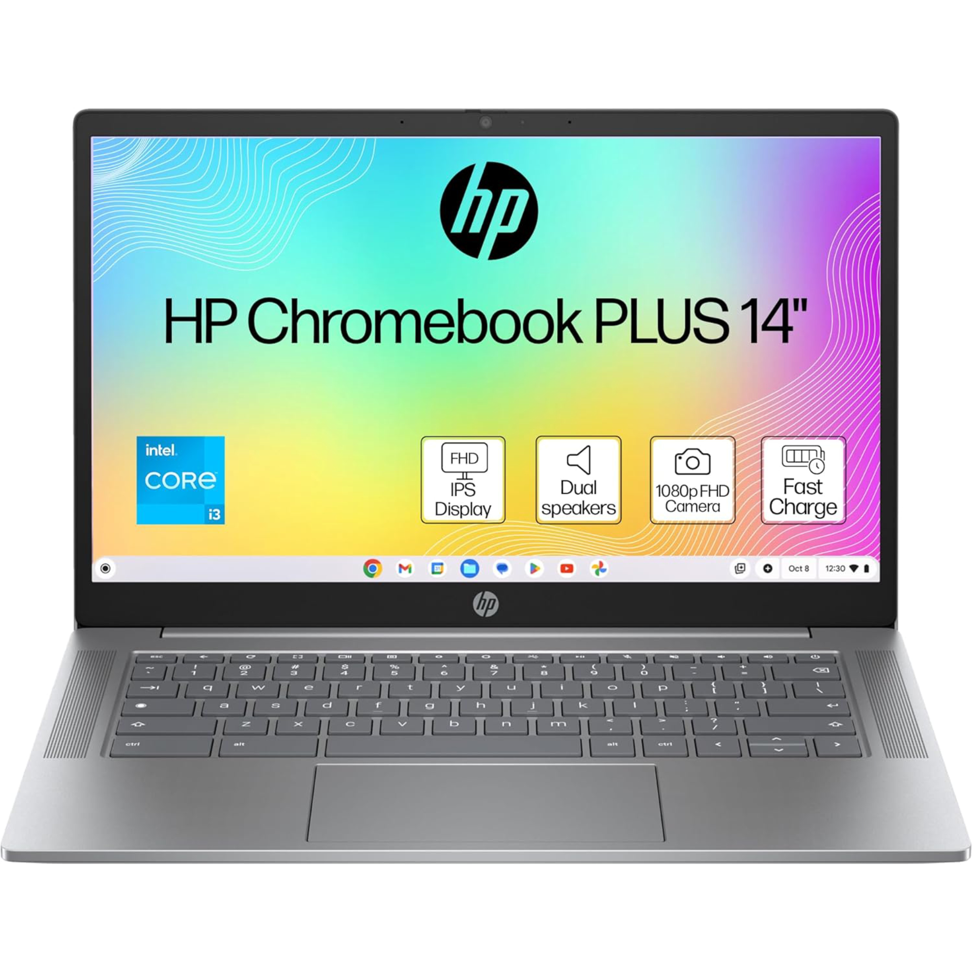 HP Chromebook 14a-nf0000sa, Intel i3, 8GB RAM, 256GB, 14