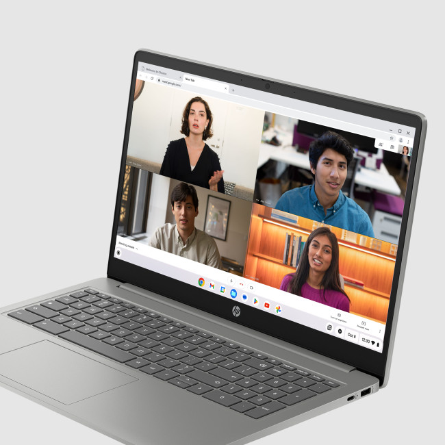 HP Chromebook 15a-nb0006na Intel&#174; N N100 4GB RAM 128GB UFS 15.6" HD ChromeOS Laptop