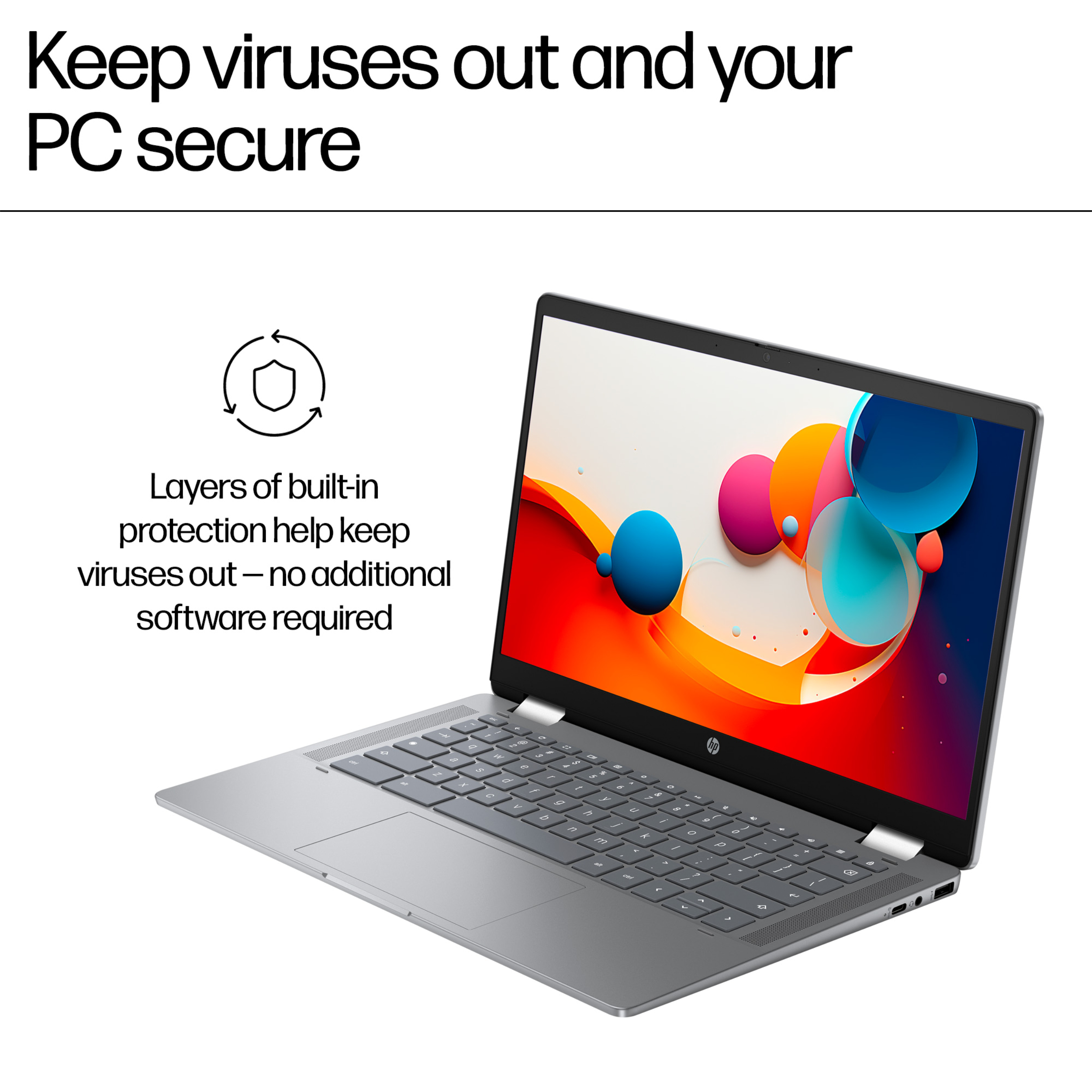 HP Chromebook x360 N200 8GB RAM 128GB Touchscreen Laptop