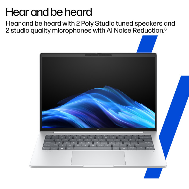 HP EliteBook 8 G1i 14" Notebook Next Gen AI PC Wolf Pro Security Edition Intel Core Ultra 5 228V 14" WUXGA 32GB RAM Windows 11 Pro