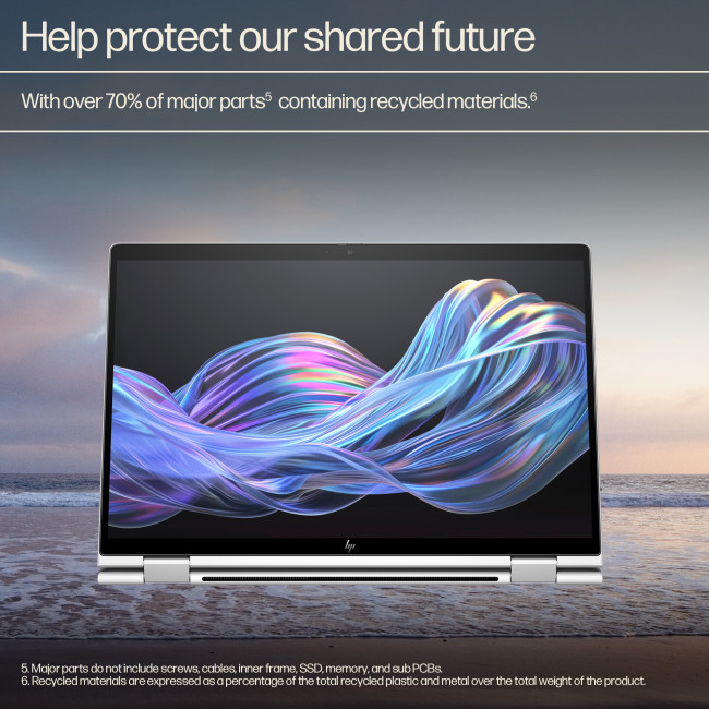 HP EliteBook X Flip G1i 14" Notebook Next Gen AI PC Wolf Pro Security Edition Intel Core Ultra 7 258V Hybrid 2-in-1 14" Touchscreen 2.5K 32GB RAM Windows 11 Pro