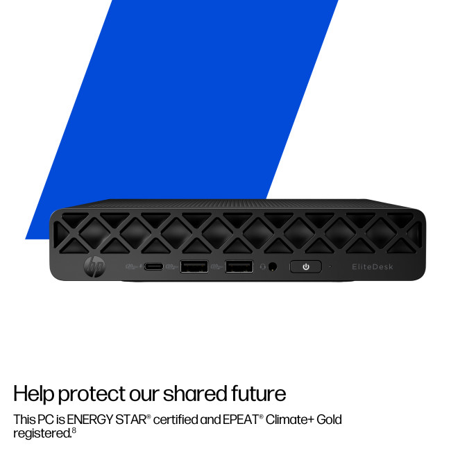 HP EliteDesk 8 Mini G1i AI Intel&#174; Core Ultra 5 235T 16GB RAM 512GB SSD Windows 11 Pro Mini PC