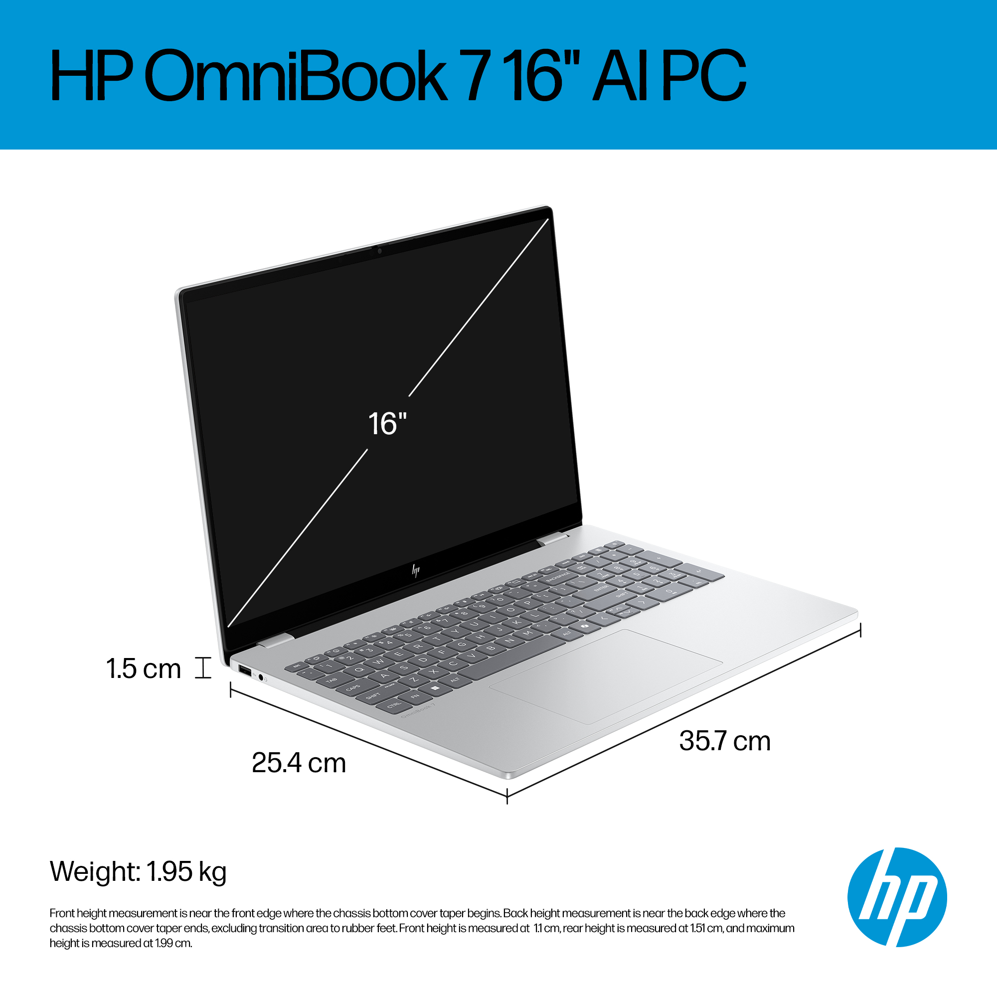 HP OmniBook 7 | Intel Core Ultra 5 | 16GB/1TB | Business Laptop