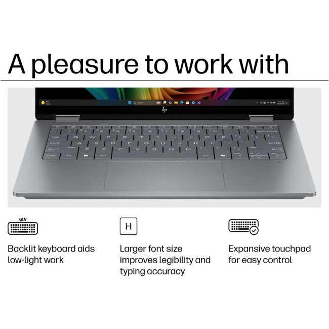 HP OmniBook X Flip 14-fk0002na Hybrid Copilot+ AMD Ryzen AI 7 350  16GB RAM 1TB SSD 14" Touchscreen 3K Windows 11 Home 2-in-1 Laptop