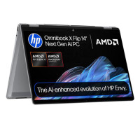 HP OmniBook X Flip 14-fk0002na Hybrid Copilot+ AMD Ryzen AI 7 350  16GB RAM 1TB SSD 14" Touchscreen 3K Windows 11 Home 2-in-1 Laptop