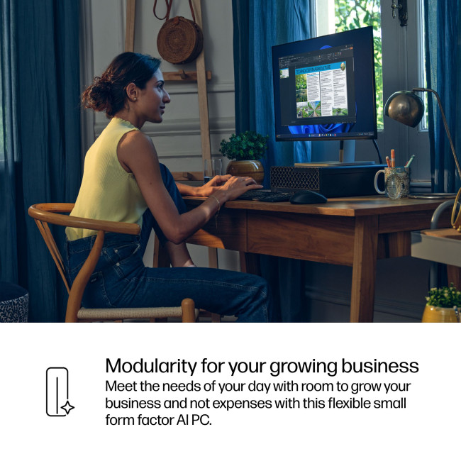 HP ProDesk 4 SFF G1i AI Wolf Pro Security Edition Intel&#174; Core Ultra 5 235 16GB RAM 512GB SSD Windows 11 Pro PC