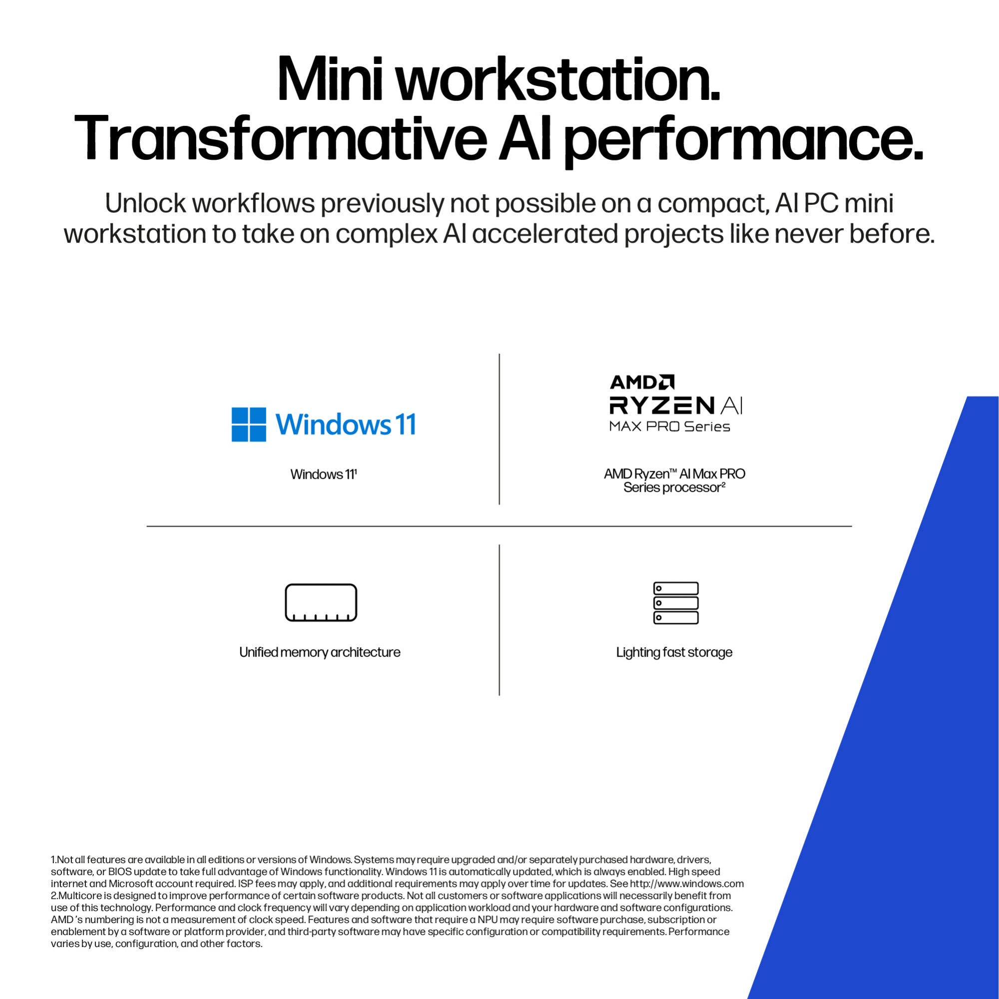 HP Z2 Mini G1a Ryzen AI Max+ PRO 395 64GB 1TB Mini PC
