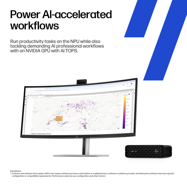 HP Z2 Mini G1i Intel&#174; Core Ultra 9 285K 64GB RAM 1TB SSD RTX 4000 Ada Windows 11 Pro Mini PC