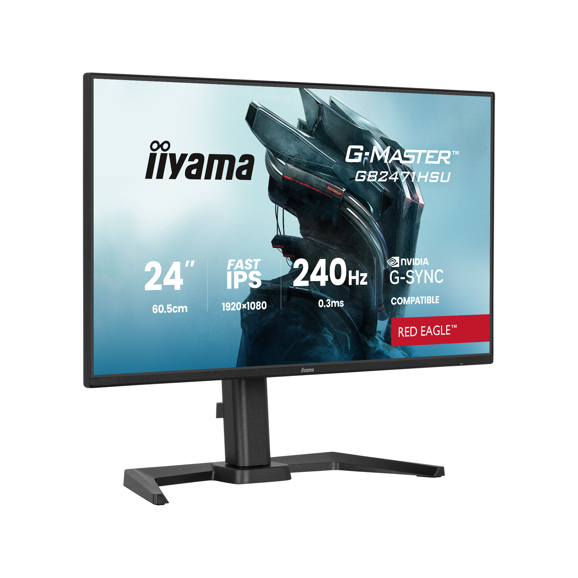 iiyama G-Master GB2471HSU-B1 240Hz Fast IPS Gaming Monitor