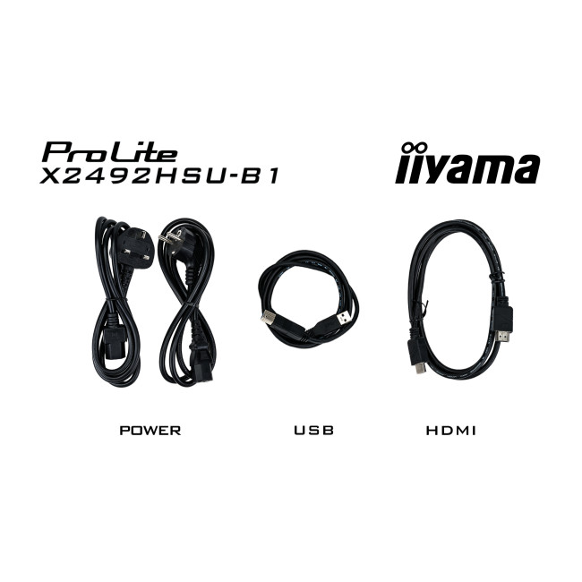 iiyama Prolite X2492HSU-B1 24" IPS Full HD 120Hz Energy Efficient Monitor with Built-In-Speakers
