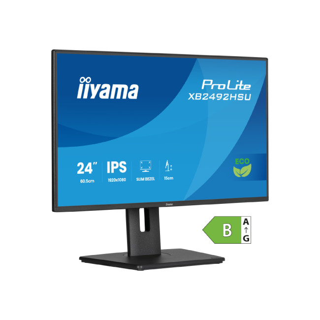 iiyama Prolite XB2492HSU-B1 24" IPS Full HD 120Hz Energy Efficient Height adjuatable Monitor