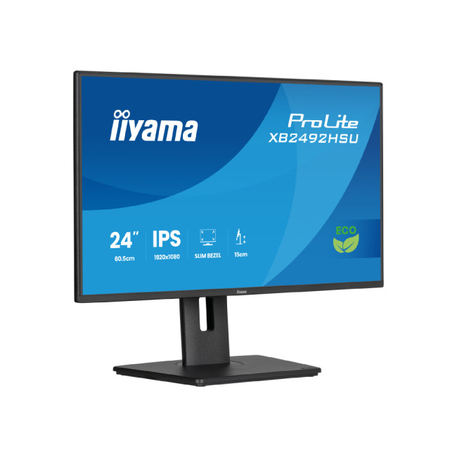 iiyama Prolite XB2492HSU-B1 24" IPS Full HD 120Hz Energy Efficient Height adjuatable Monitor