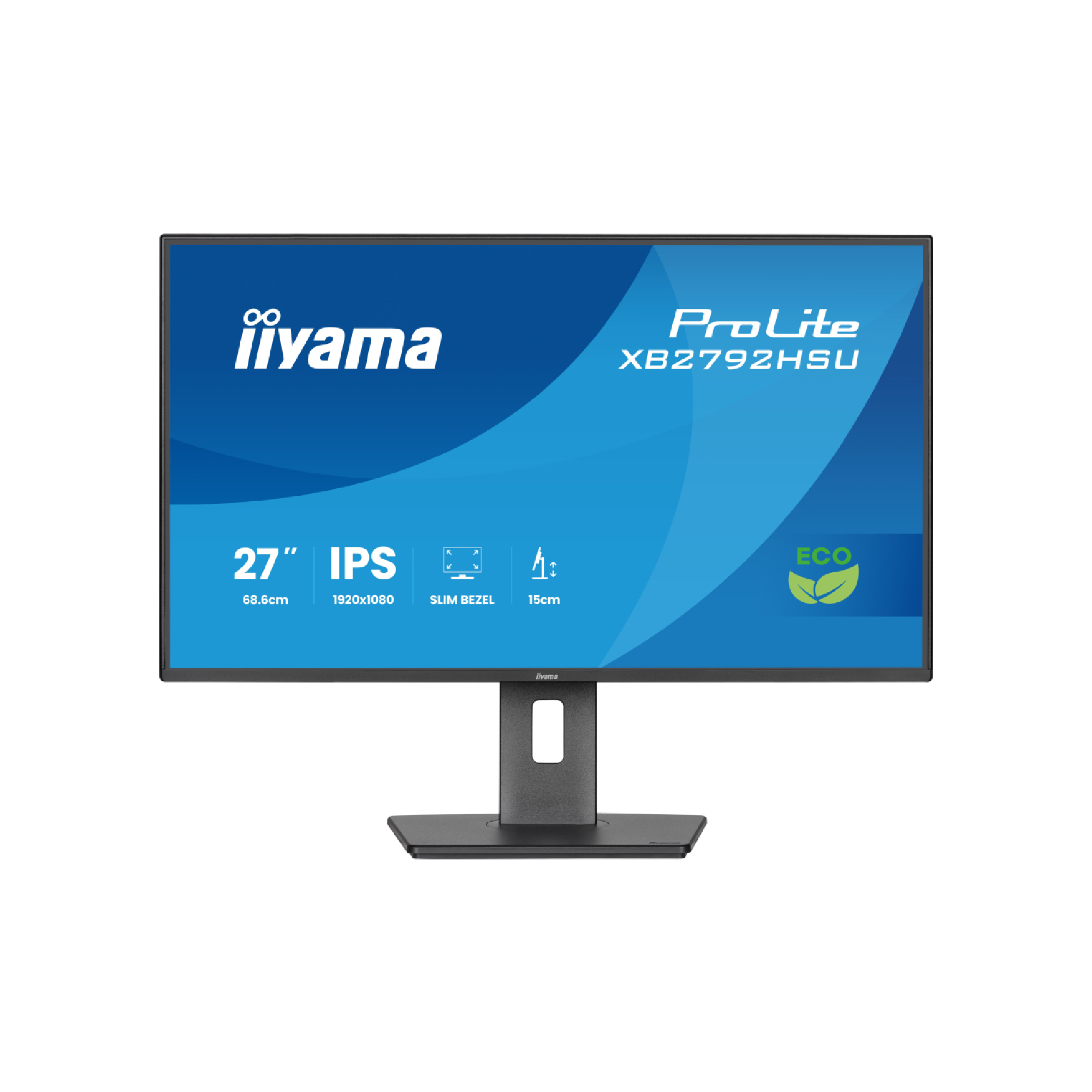 Iiyama Black Prolite Xb2792hsu-B1 27" Ips Full Hd 120Hz Energy Efficient Height Adjustable Monitor
