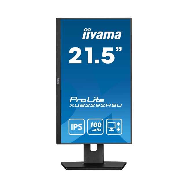 iiyama Prolite XUB2292HSU-B6 21.5" IPS Full HD 100Hz Height Adjustable Monitor with Built-In-Speakers