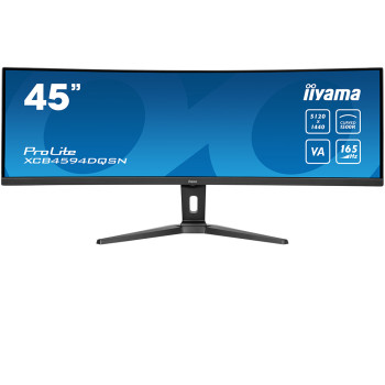 Refurbished iiyama XCB4594DQSN-B1 45" Dual QHD VA LED 165Hz 0.8ms Height Adjustable Curved Gaming Monitor with Speakers